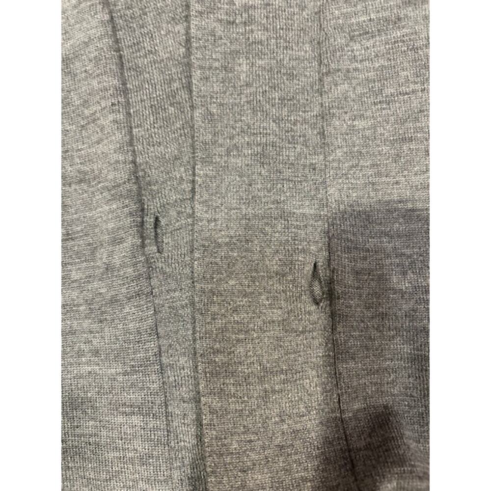 TALBOTS Heather Gray 100% Merino Wool Longline Sweater Duster Small Petite SP - Picture 7 of 11